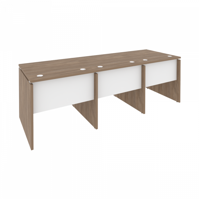 Onix Рабочая станция O.RS-3.0.8 Дуб Аризона/Белый Бриллиант 2340*800*750