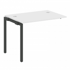 Metal System Quattro Проходной элемент рабочей станции на П-образном м/к 40БП.ПРС-СП-1.1 Белый/Метал