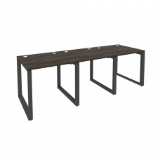 Onix Рабочая станция на О-образном м/к O.MO-RS-3.0.8 Дуб Мали/Металл Антрацит 2340*800*750