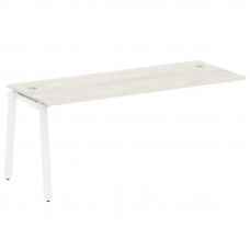 Metal System Проходной элемент рабочей станции на А-образном м/к БА.ПРС-СП-1.5 Дуб Наварра/Металл Бе