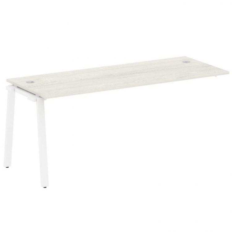 Metal System Проходной элемент рабочей станции на А-образном м/к БА.ПРС-СП-1.5 Дуб Наварра/Металл Бе