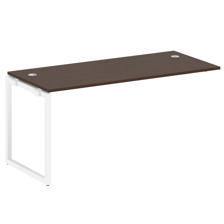 Metal System Quattro Проходной элемент рабочей станции на О-образном м/к 40БО.ПРС-СП-1.4 Венге Цаво/