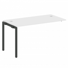 Metal System Quattro Проходной элемент рабочей станции на П-образном м/к 40БП.ПРС-СП-1.3 Белый/Метал