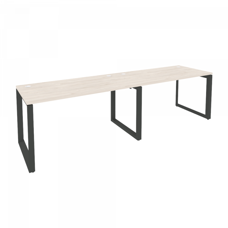 Onix Рабочая станция на О-образном м/к O.MO-RS-2.3.7 Денвер Светлый/Металл Антрацит 2760*720*750
