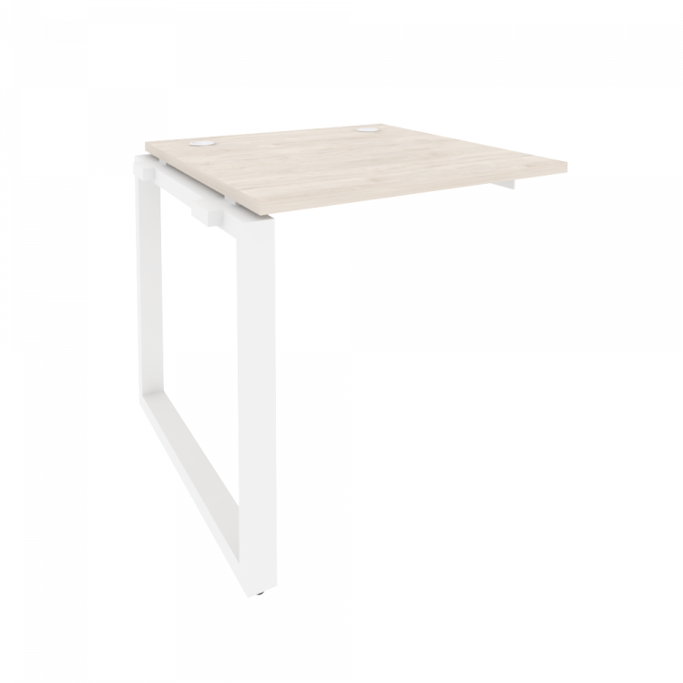 Onix Наборный элемент рабочей станции на О-образном м/к O.MO-1.NRS-0.8 Денвер Светлый/Металл Белый 7