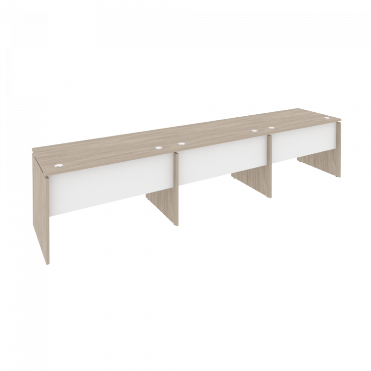 Onix Рабочая станция O.RS-3.2.7 Дуб Аттик/Белый Бриллиант 3540*720*750