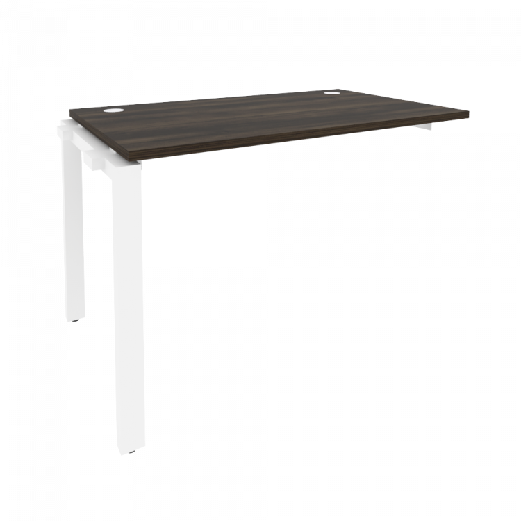 Onix Наборный элемент рабочей станции на П-образном м/к O.MP-1.NRS-2.7 Дуб Мали/Металл Белый 1180*72