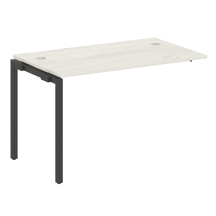 Metal System Quattro Проходной элемент рабочей станции на П-образном м/к 40БП.ПРС-СП-1.2 Дуб Наварра