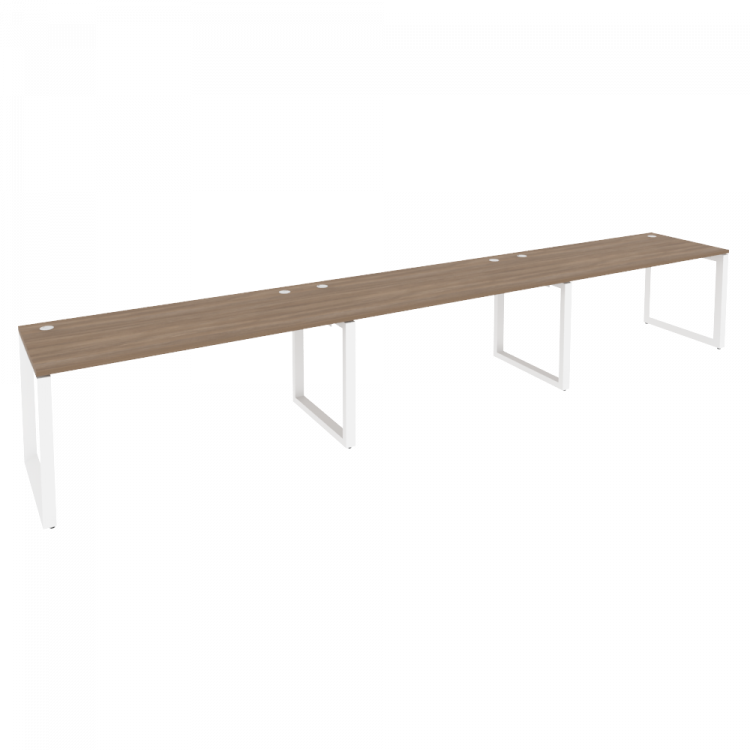 Onix Рабочая станция на О-образном м/к O.MO-RS-3.4.7 Дуб Аризона/Металл Белый 4740*720*750
