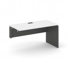 Style Project Стол-приставка к опор. элем. SN-D.OPRS-001(L) Белый/Антрацит/Черная Заглушка 980*600*7