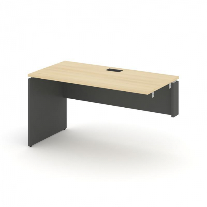 Style Project Стол-приставка к опор. элем. SN-D.OPRS-013(R) Акация Лорка/Антрацит/Черная Заглушка 13