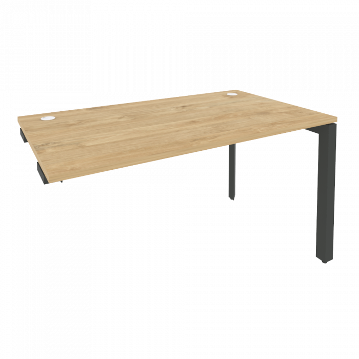 Onix Стол-приставка на П-образном м/к к опорным элементам O.MP-SPR-3.8 Тиквуд Светлый/Металл Антраци