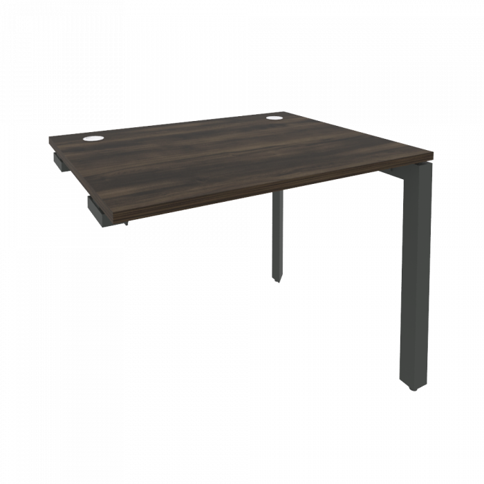 Onix Стол-приставка на П-образном м/к к опорным элементам O.MP-SPR-1.8 Дуб Мали/Металл Антрацит 980*