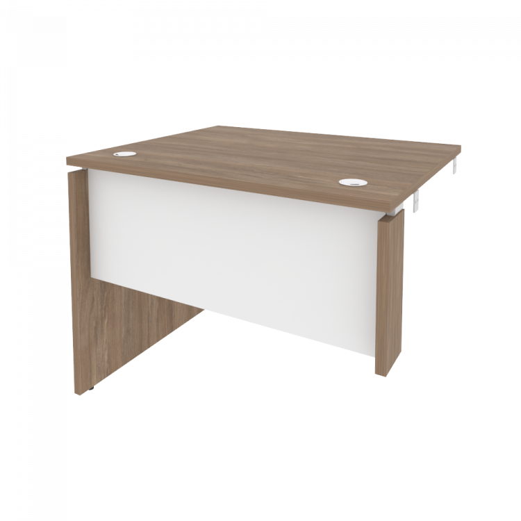 Onix Стол-приставка левый к опорным элементам O.SPR-1.8 (L) Дуб Аризона/Белый Бриллиант 980*800*750