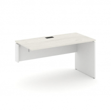 Style Project Стол-приставка к опор. элем. SN-D.OPRS-021(L) Дуб Наварра/Белый/Черная Заглушка 980*80