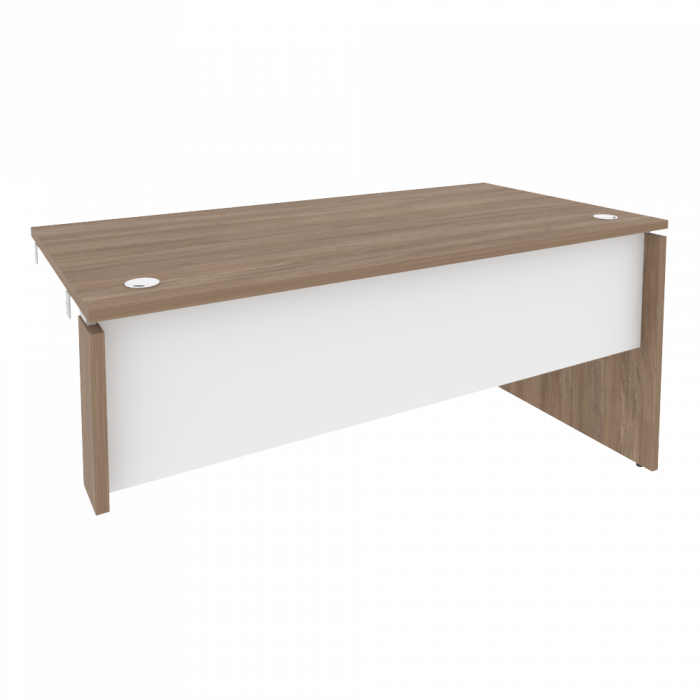 Оникс Стол-приставка правый к опорным элементам O.SPR-4.8 (R) Дуб Аризона/Белый Бриллиант 1580*800*7