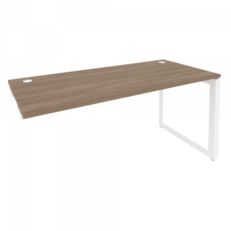 Onix Стол-приставка на О-образном м/к к опорным элементам O.MO-SPR-4.7 Дуб Аризона/Металл Белый 1580