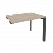 Onix Стол-приставка на П-образном м/к к опорным элементам O.MP-SPR-1.7 Дуб Аттик/Металл Антрацит 980