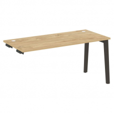 Onix Wood Стол-приставка OW.SPR-4.7 Тиквуд Светлый/Дуб Темный/Металл Антрацит 1580*720*750