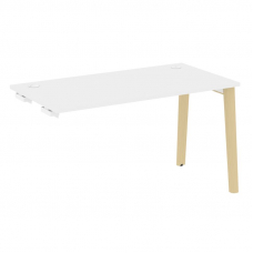 Onix Wood Стол-приставка OW.SPR-3.7 Белый Бриллиант/Дуб Светлый/Металл Белый 1380*720*750