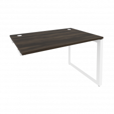 Onix Стол-приставка на О-образном м/к к опорным элементам O.MO-SPR-2.8 Дуб Мали/Металл Белый 1180*80