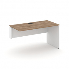 Style Project Стол-приставка к опор. элем. SN-D.OPRS-001(L) Дуб Табак/Белый/Черная Заглушка 980*600*