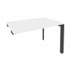 Onix Стол-приставка на П-образном м/к к опорным элементам O.MP-SPR-2.8 Белый Бриллиант/Металл Антрац