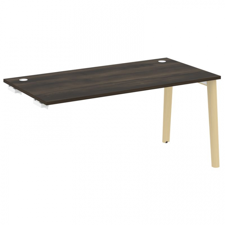 Onix Wood Стол-приставка OW.SPR-4.8 Дуб Мали/Дуб Светлый/Металл Белый 1580*800*750