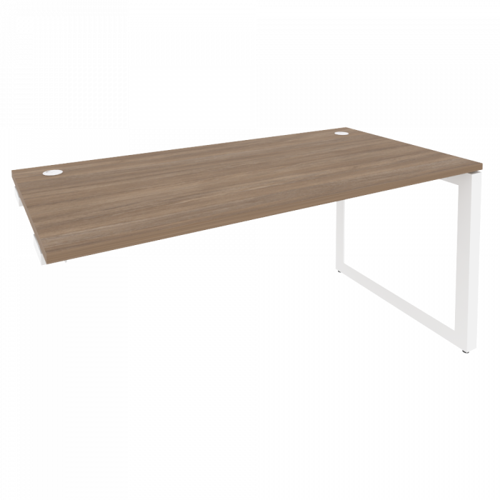 Onix Стол-приставка на О-образном м/к к опорным элементам O.MO-SPR-4.8 Дуб Аризона/Металл Белый 1580