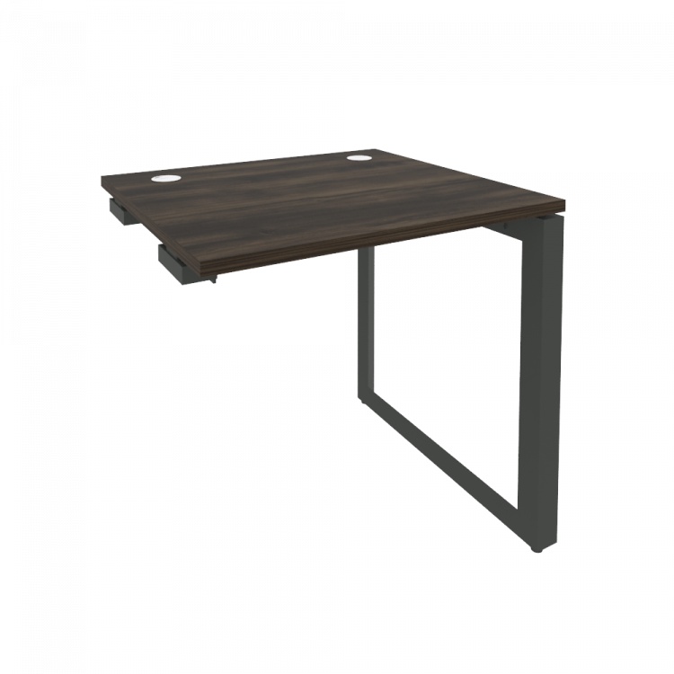 Onix Стол-приставка на О-образном м/к к опорным элементам O.MO-SPR-0.7 Дуб Мали/Металл Антрацит 780*