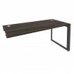 Onix Стол-приставка на О-образном м/к к опорным элементам O.MO-SPR-4.7 Дуб Мали/Металл Антрацит 1580