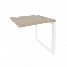 Onix Стол-приставка на О-образном м/к к опорным элементам O.MO-SPR-0.7 Дуб Аттик/Металл Белый 780*72