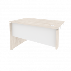 Onix Стол-приставка левый к опорным элементам O.SPR-2.7 (L) Денвер Светлый/Белый Бриллиант 1180*720*