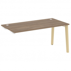 Onix Wood Стол-приставка OW.SPR-4.8 Дуб Аризона/Дуб Светлый/Металл Белый 1580*800*750