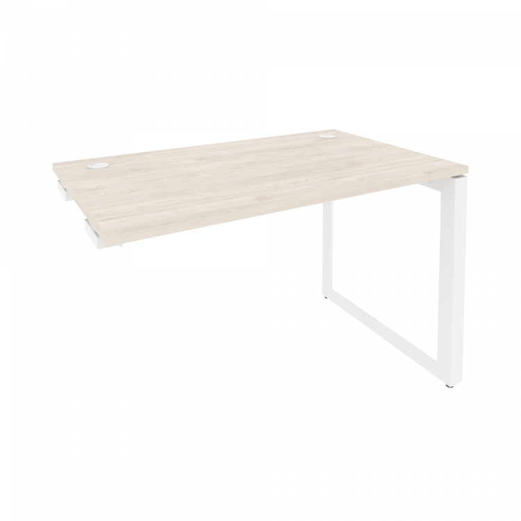 Onix Стол-приставка на О-образном м/к к опорным элементам O.MO-SPR-2.7 Денвер Светлый/Металл Белый 1