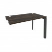 Onix Стол-приставка на П-образном м/к к опорным элементам O.MP-SPR-2.7 Дуб Мали/Металл Антрацит 1180