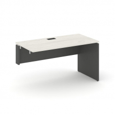 Style Project Стол-приставка к опор. элем. SN-D.OPRS-024(L) Дуб Наварра/Антрацит/Черная Заглушка 158