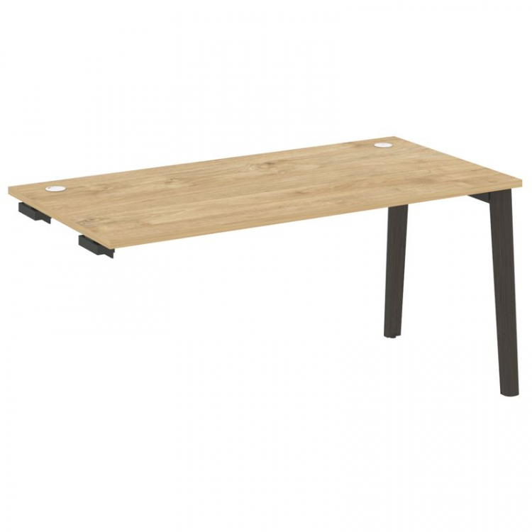 Onix Wood Стол-приставка OW.SPR-4.8 Тиквуд Светлый/Дуб Темный/Металл Антрацит 1580*800*750