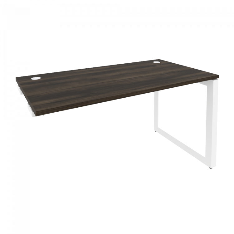 Onix Стол-приставка на О-образном м/к к опорным элементам O.MO-SPR-3.7 Дуб Мали/Металл Белый 1380*72