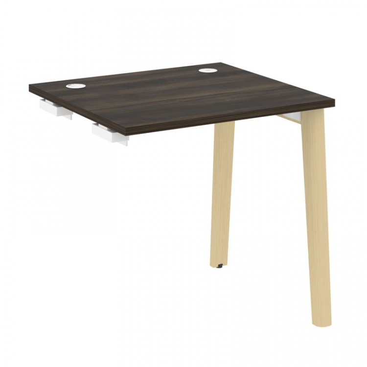 Onix Wood Стол-приставка OW.SPR-0.7 Дуб Мали/Дуб Светлый/Металл Белый 780*720*750