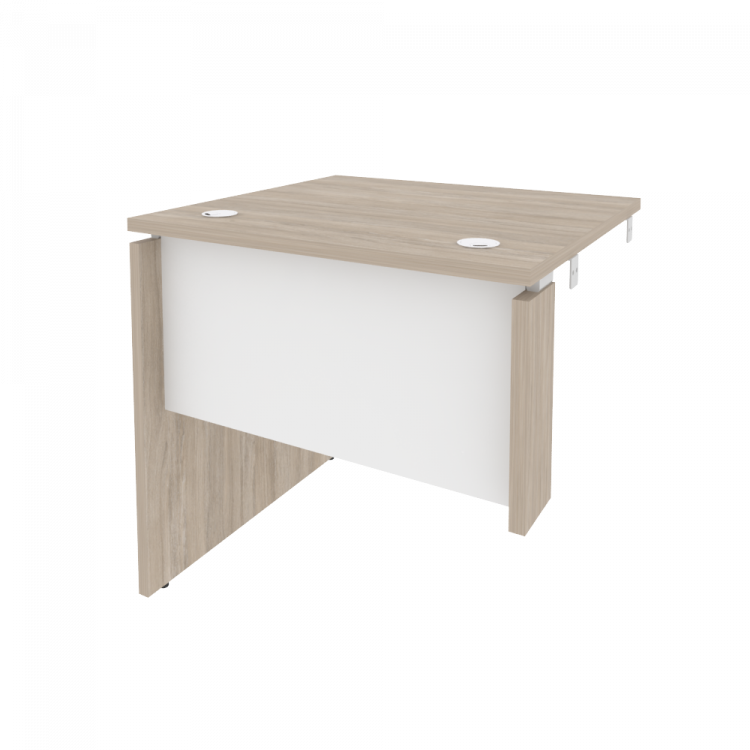 Onix Стол-приставка левый к опорным элементам O.SPR-0.7 (L) Дуб Аттик/Белый Бриллиант 780*720*750