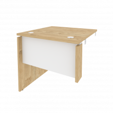 Onix Стол-приставка левый к опорным элементам O.SPR-0.8 (L) Тиквуд Светлый/Белый Бриллиант 780*800*7