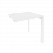 Onix Стол-приставка на П-образном м/к к опорным элементам O.MP-SPR-0.7 Белый Бриллиант/Металл Белый