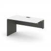 Style Project Стол-приставка к опор. элем. SN-D.OPRS-003(R) Белый/Антрацит/Черная Заглушка 1380*600*