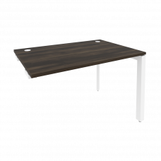 Onix Стол-приставка на П-образном м/к к опорным элементам O.MP-SPR-2.8 Дуб Мали/Металл Белый 1180*80