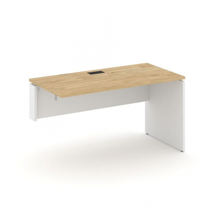 Style Project Стол-приставка к опор. элем. SN-D.OPRS-022(L) Тиквуд Светлый/Белый/Черная Заглушка 118