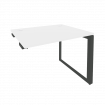 Onix Стол-приставка на О-образном м/к к опорным элементам O.MO-SPR-1.8 Белый Бриллиант/Металл Антрац