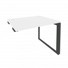 Onix Стол-приставка на О-образном м/к к опорным элементам O.MO-SPR-1.8 Белый Бриллиант/Металл Антрац