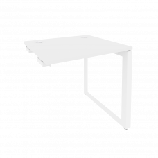Onix Стол-приставка на О-образном м/к к опорным элементам O.MO-SPR-0.7 Белый Бриллиант/Металл Белый