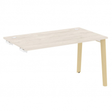 Onix Wood Стол-приставка OW.SPR-3.8 Денвер Светлый/Дуб Светлый/Металл Белый 1380*800*750